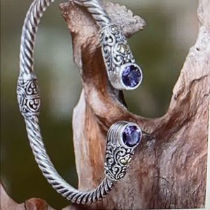 This beautiful unique cuff best for small or thin -medium size wrists